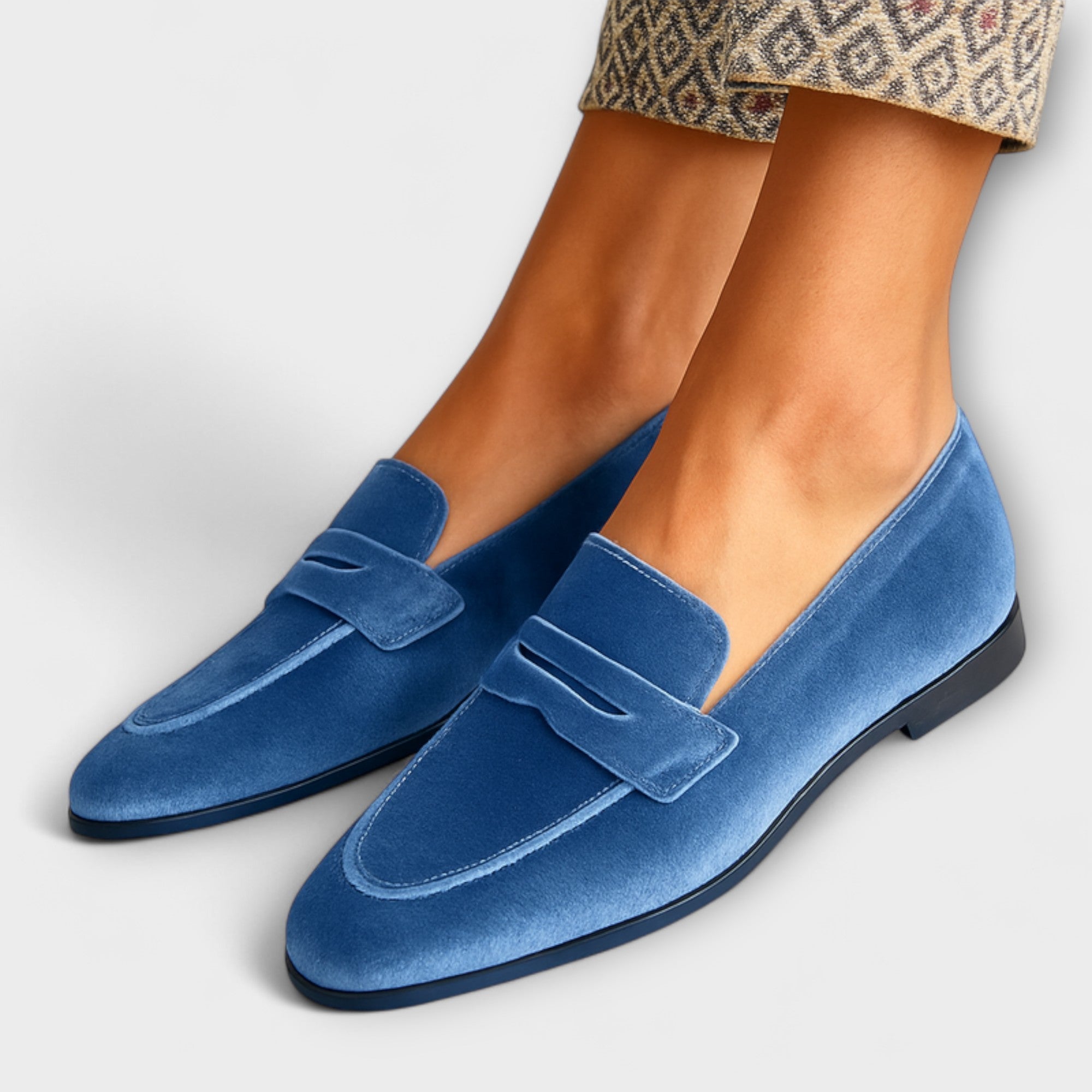 Louise - Pehmeät Samettiset Loaferit