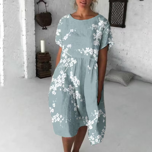 Aino – Mekko kukkakuosilla