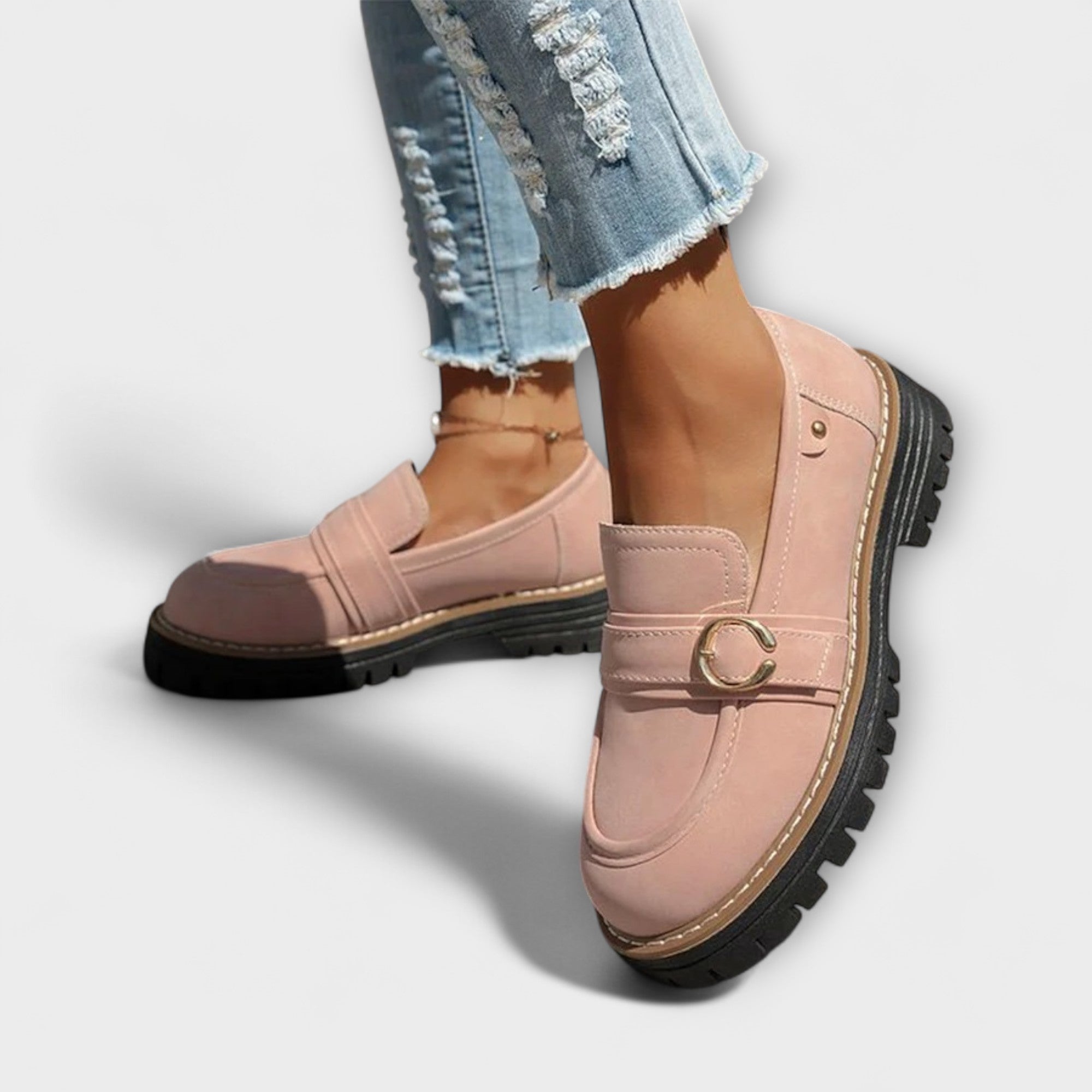 Lora – Rentot Loafers pyöreällä kärjellä