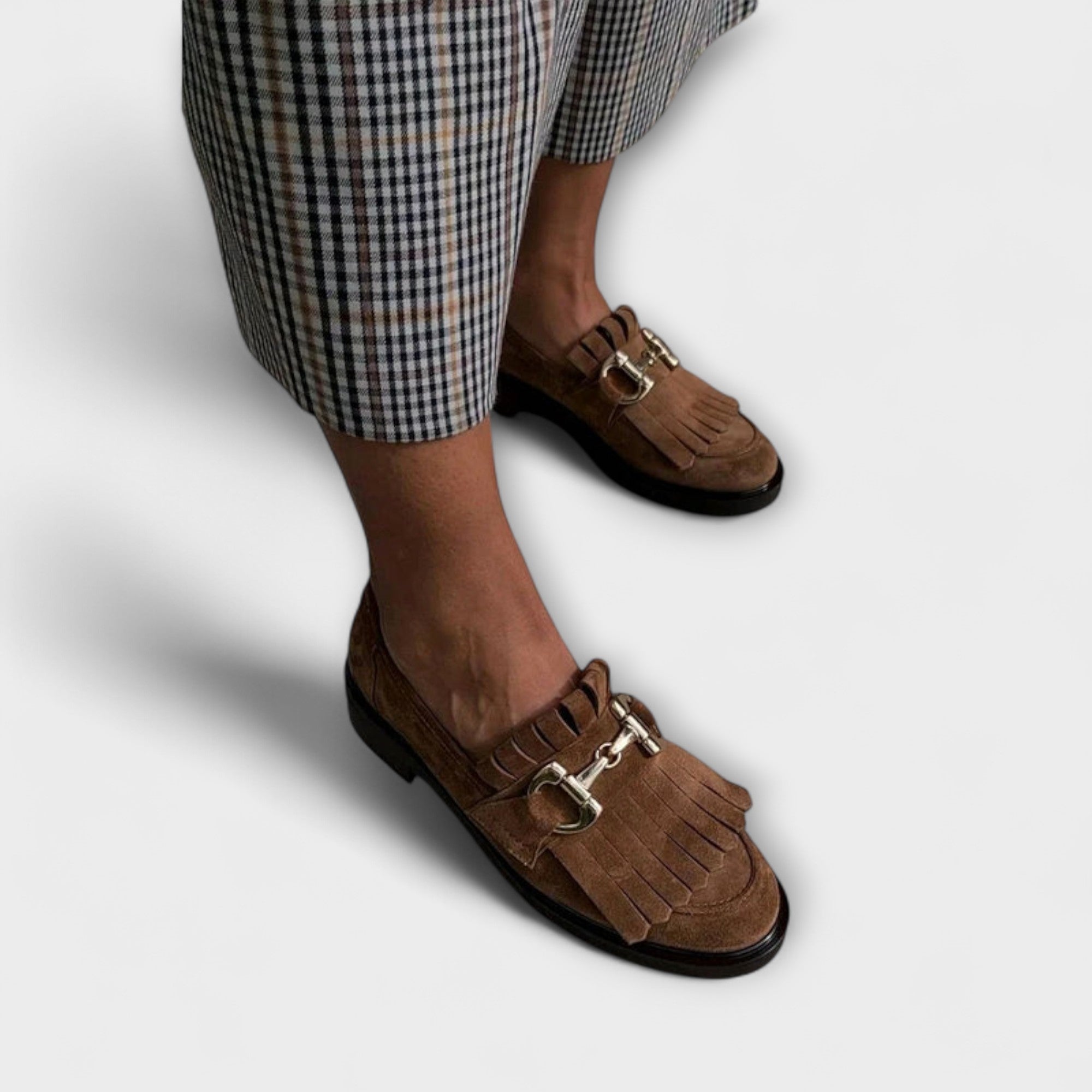 Fleur – Ruskea Loafer pyöreällä kärjellä