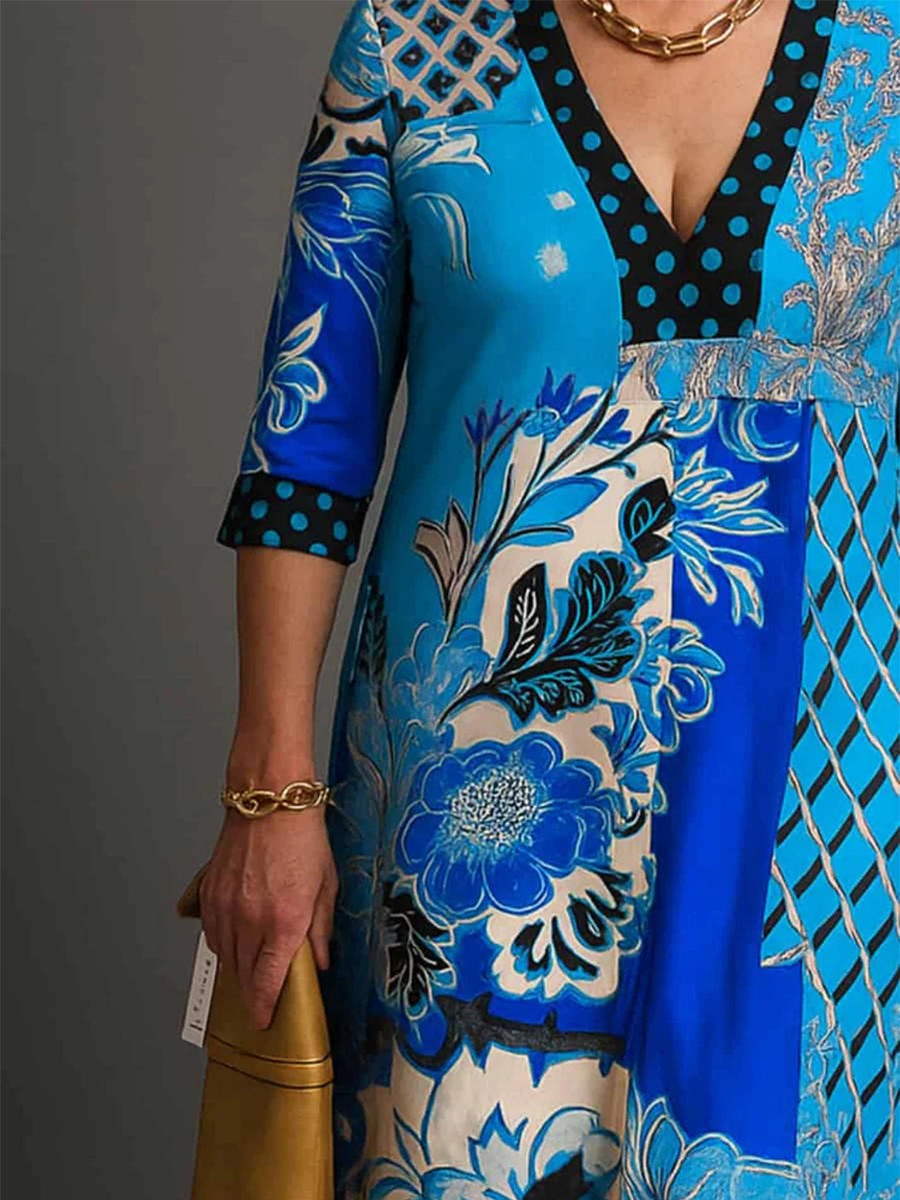 Elena - Elegantti kukkamekko