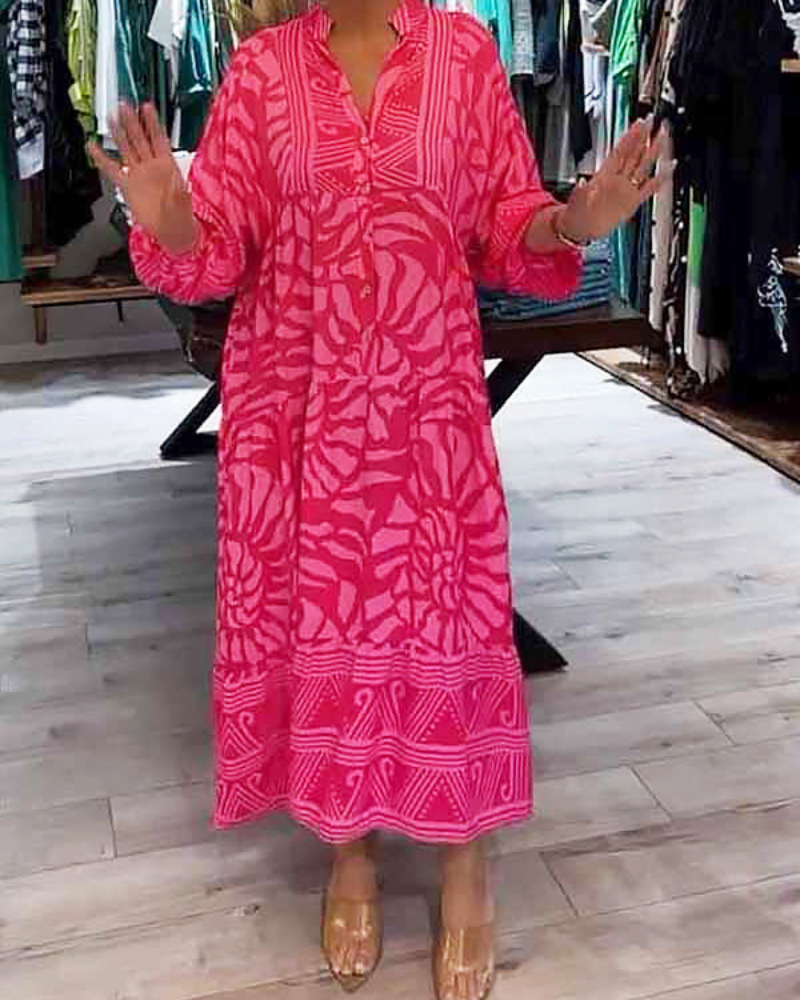 LENARA - Maxi mekko printillä