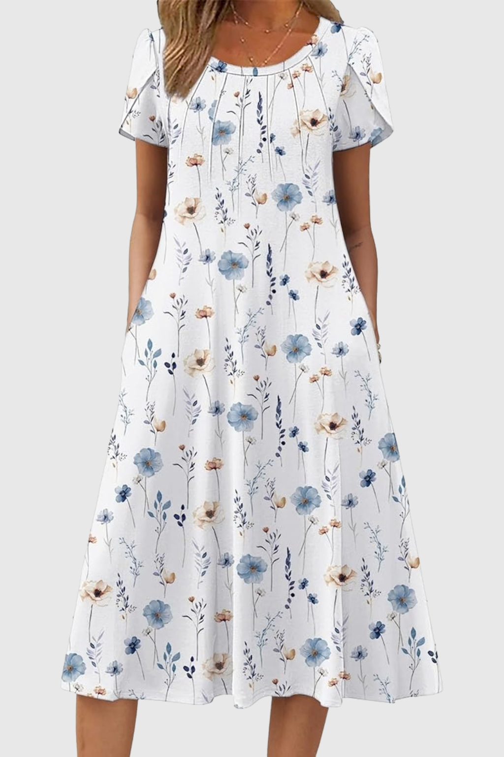 Lotta – Mekko pyöreällä kaula-aukolla