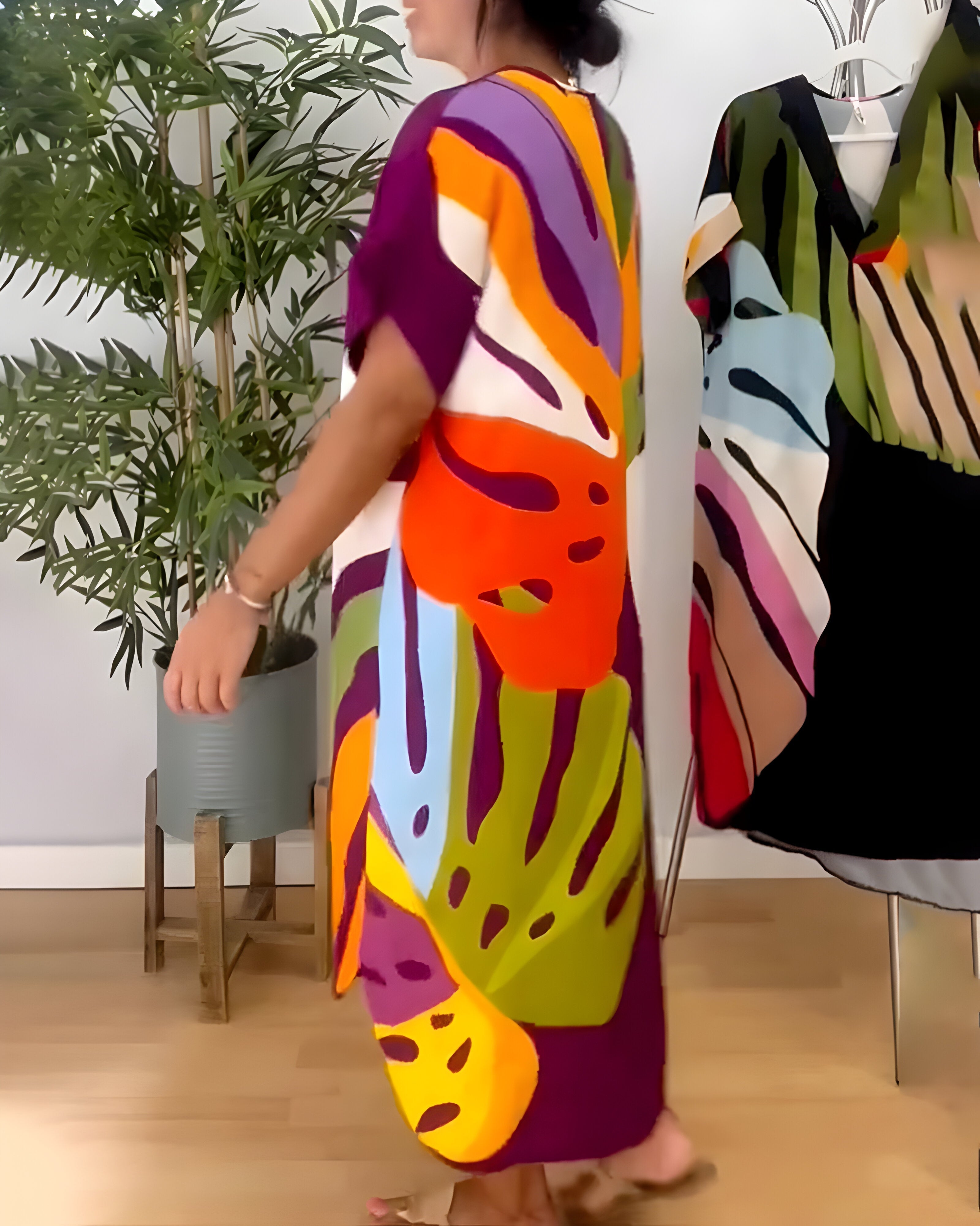 Rosaline™ - Värikäs rento mekko