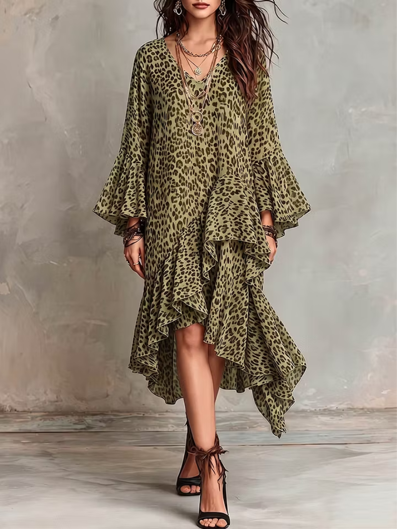 Selena – Mekko leopardikuviolla
