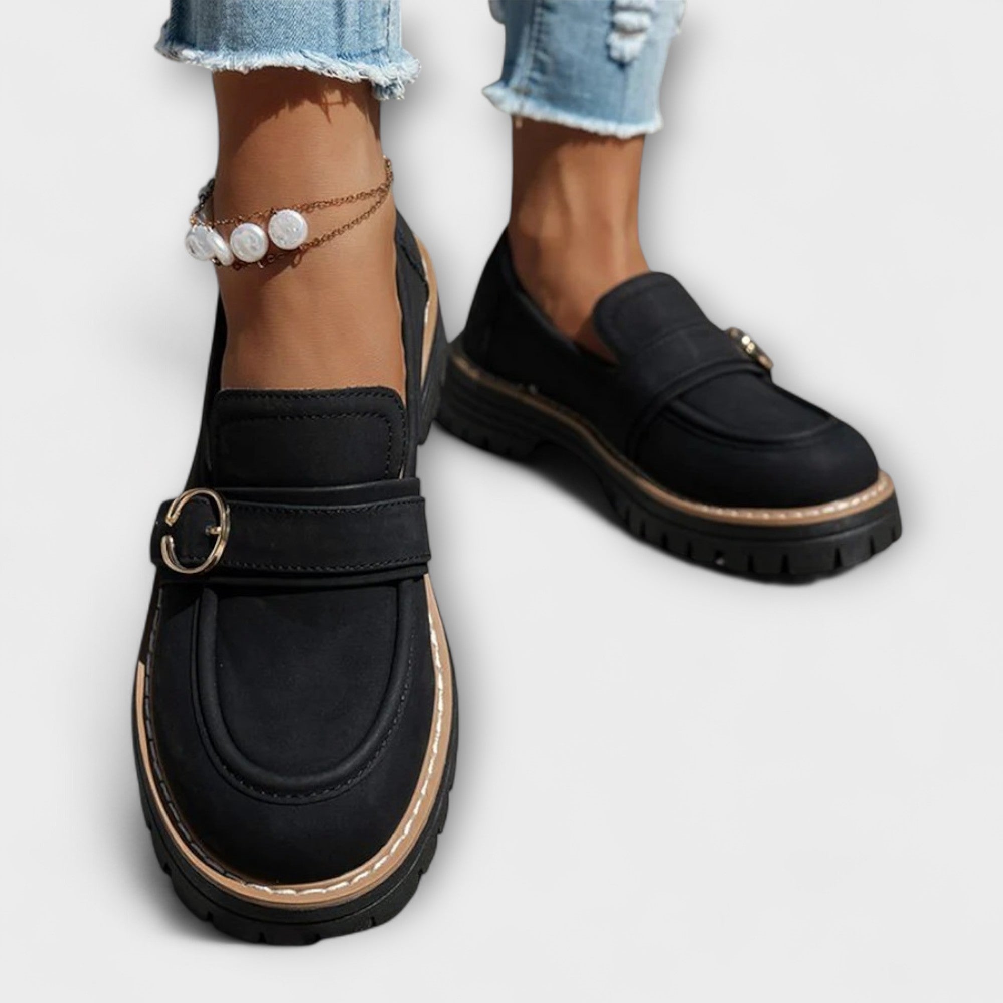 Lora – Rentot Loafers pyöreällä kärjellä