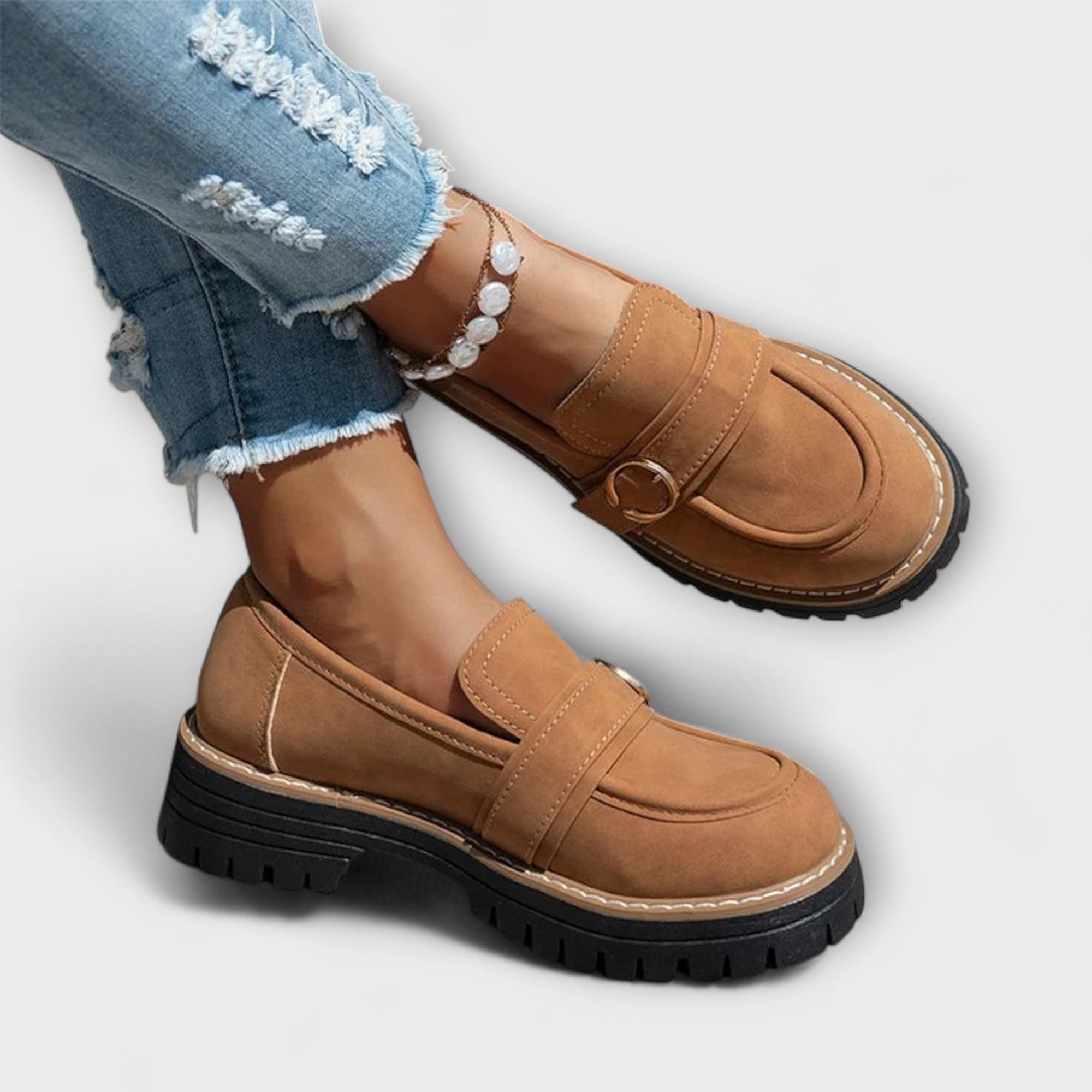 Lora – Rentot Loafers pyöreällä kärjellä