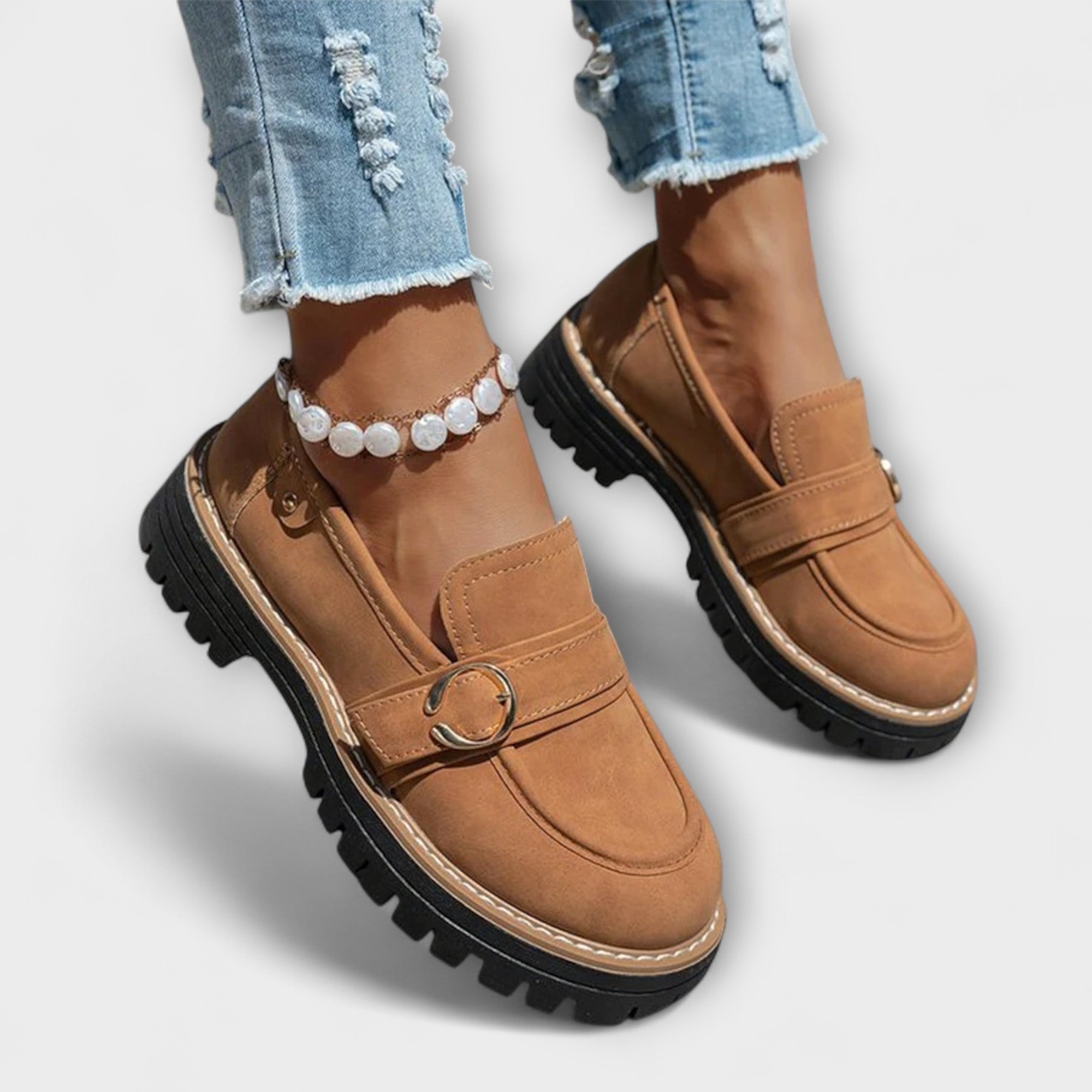 Lora – Rentot Loafers pyöreällä kärjellä