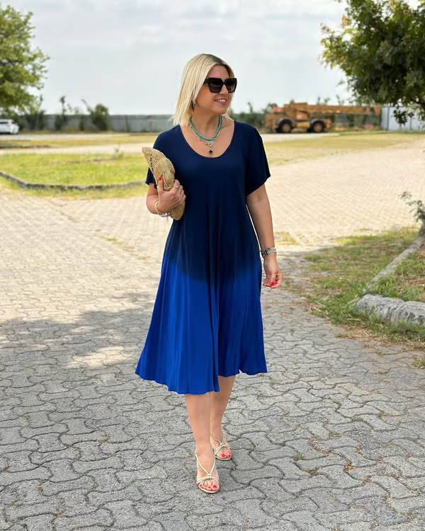 Liora™ – Väriä vaihtava mekko pehmeällä siirtymällä